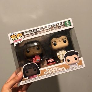 Funko Pop Donna and Ben Treat Yo’ Self Parks and Recreation Vinyl Figure Set